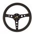 Steering Wheel - Prototipo Heritage Black Spoke/Black Leather 350mm - RX2467 - MOMO - 1